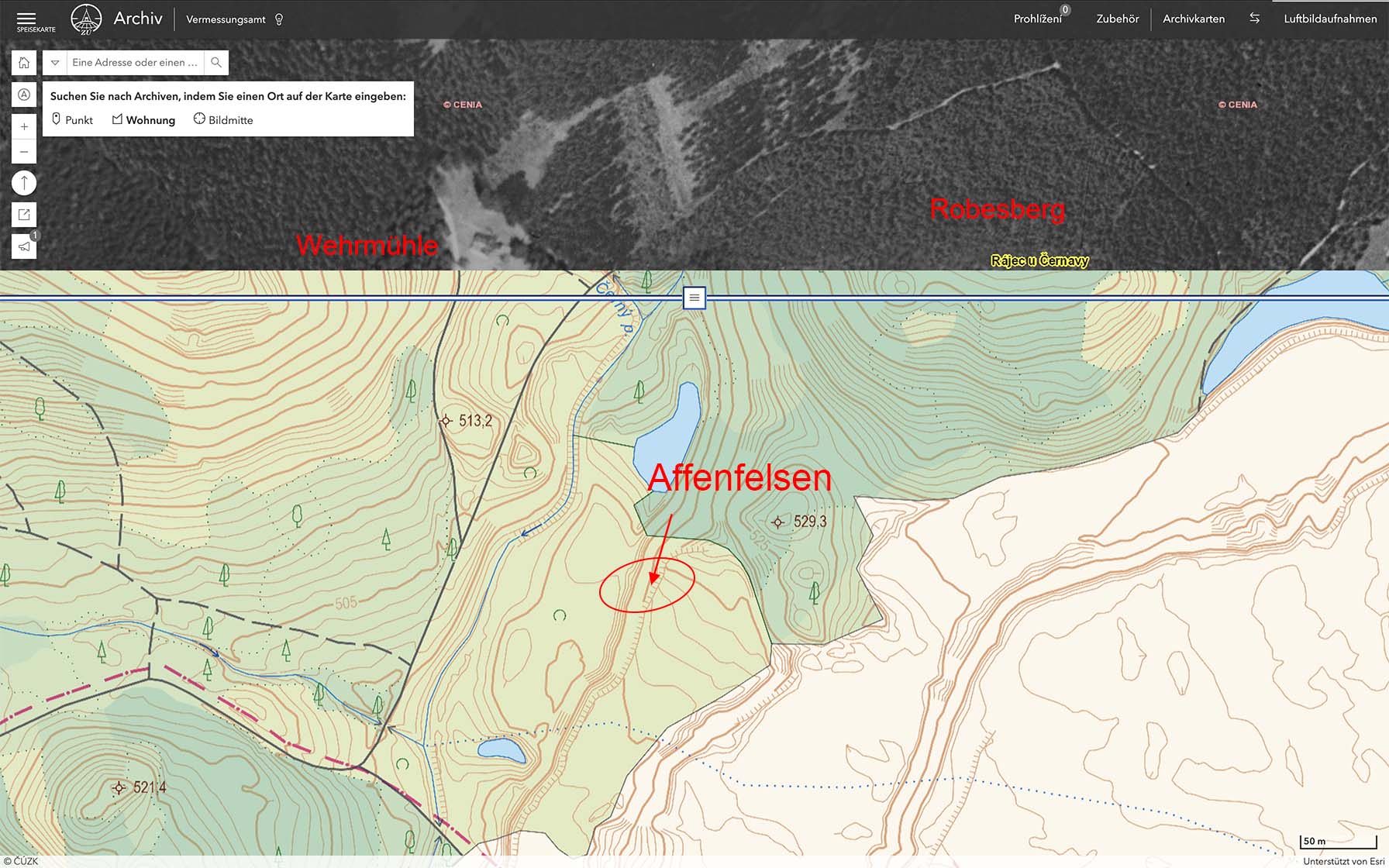 Basiskarte: Topografische Karte heute
