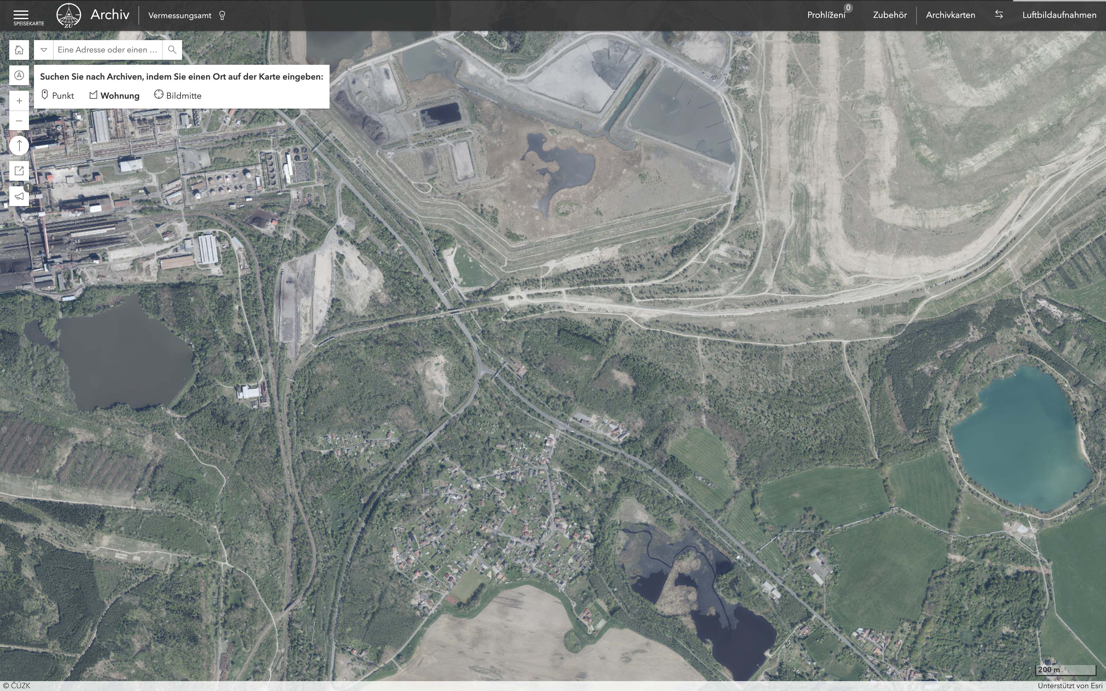 Braunsdorf – Luftbild der heutigen Situation