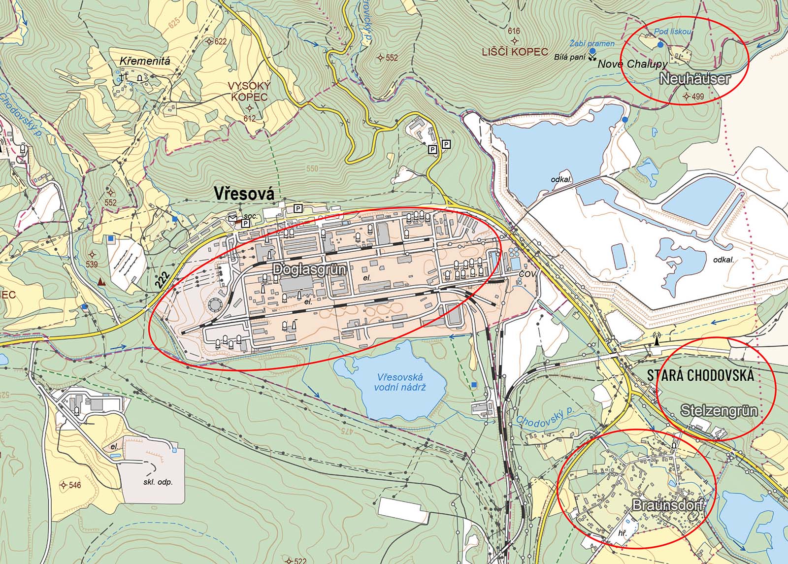 Basis: Topografische Karte (heute)
