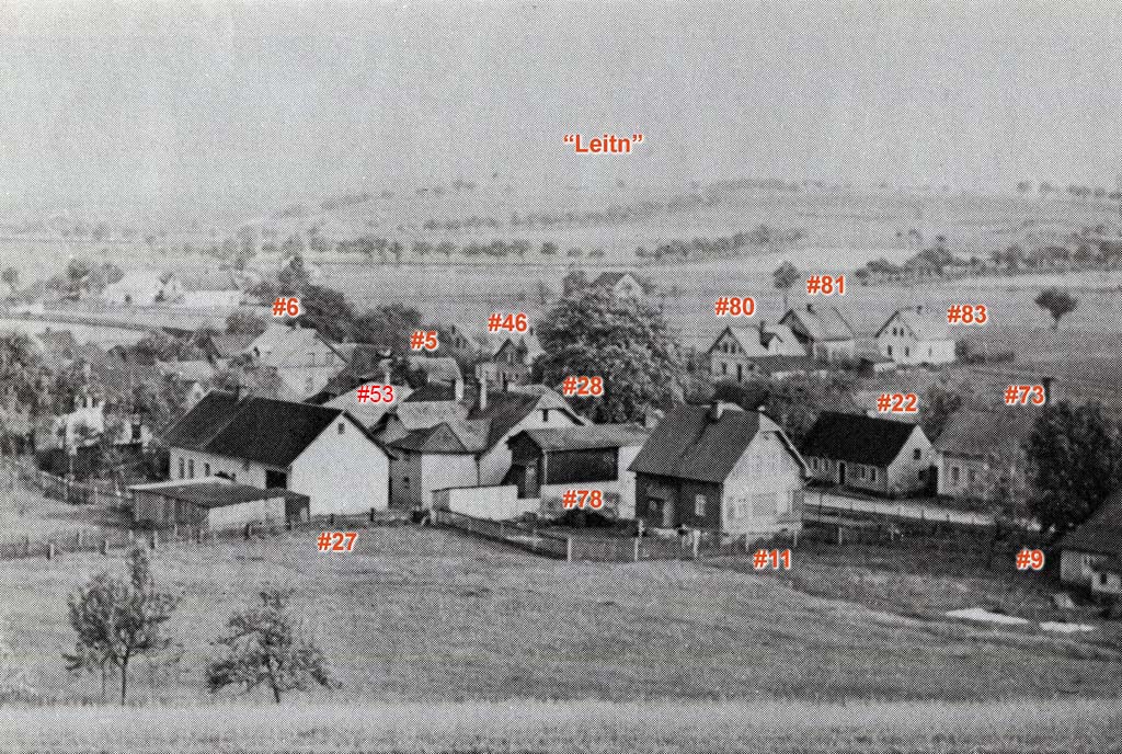 Dorfmitte vom Meislberg gesehen