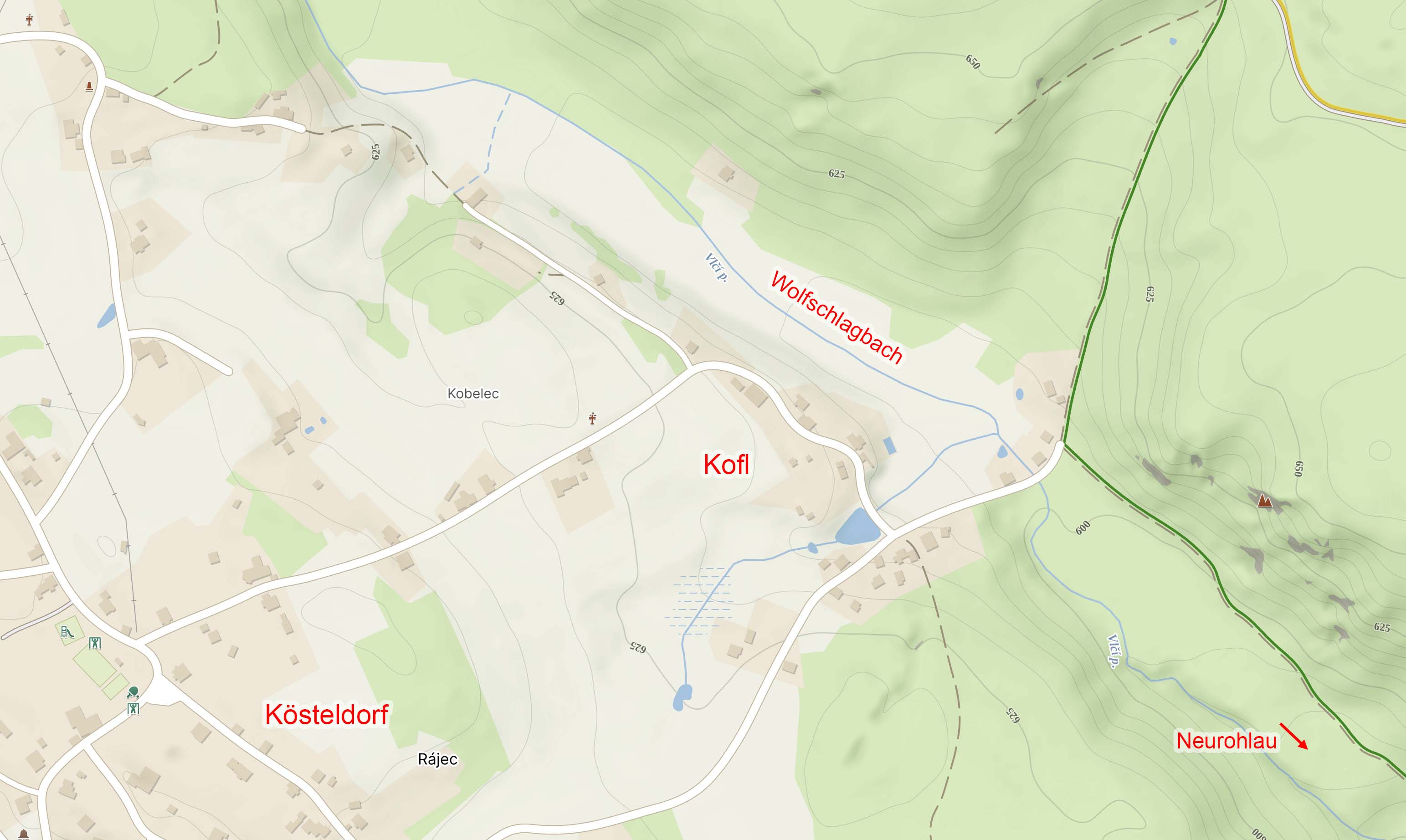 Kofl - Orientierungskarte