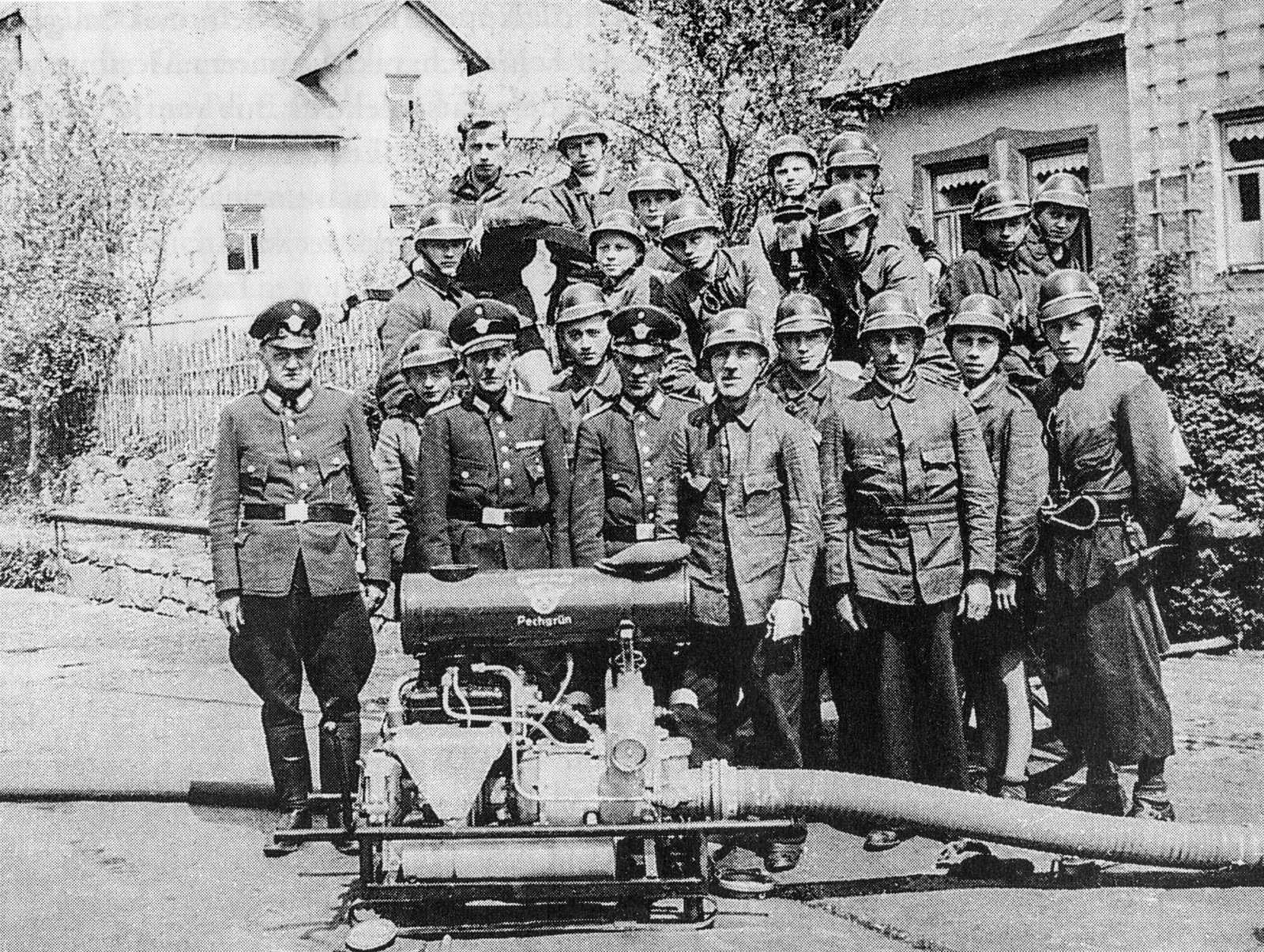 Konrad Dorschner als Feuerwehrmaschinist