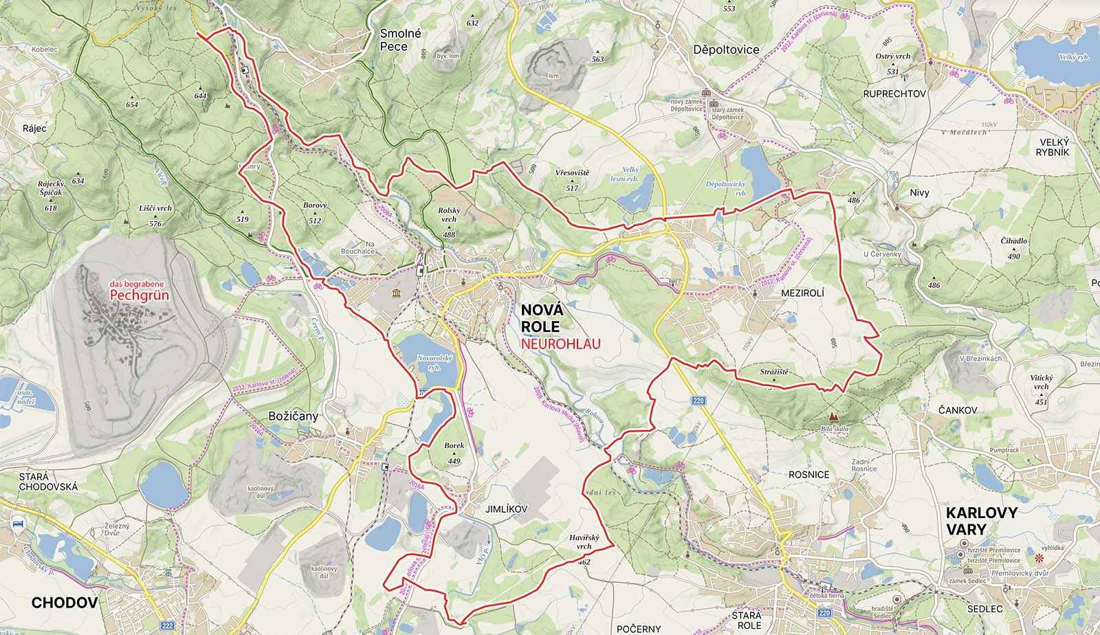 Neurohlau - Gemeindegebiet