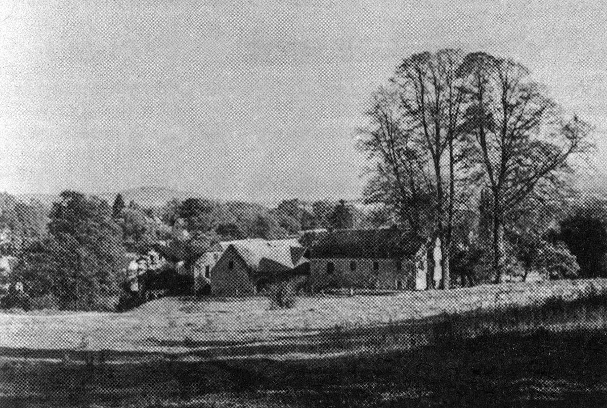 Blick zurück vom Köstldorfer Weg auf den Matzl-Huaf