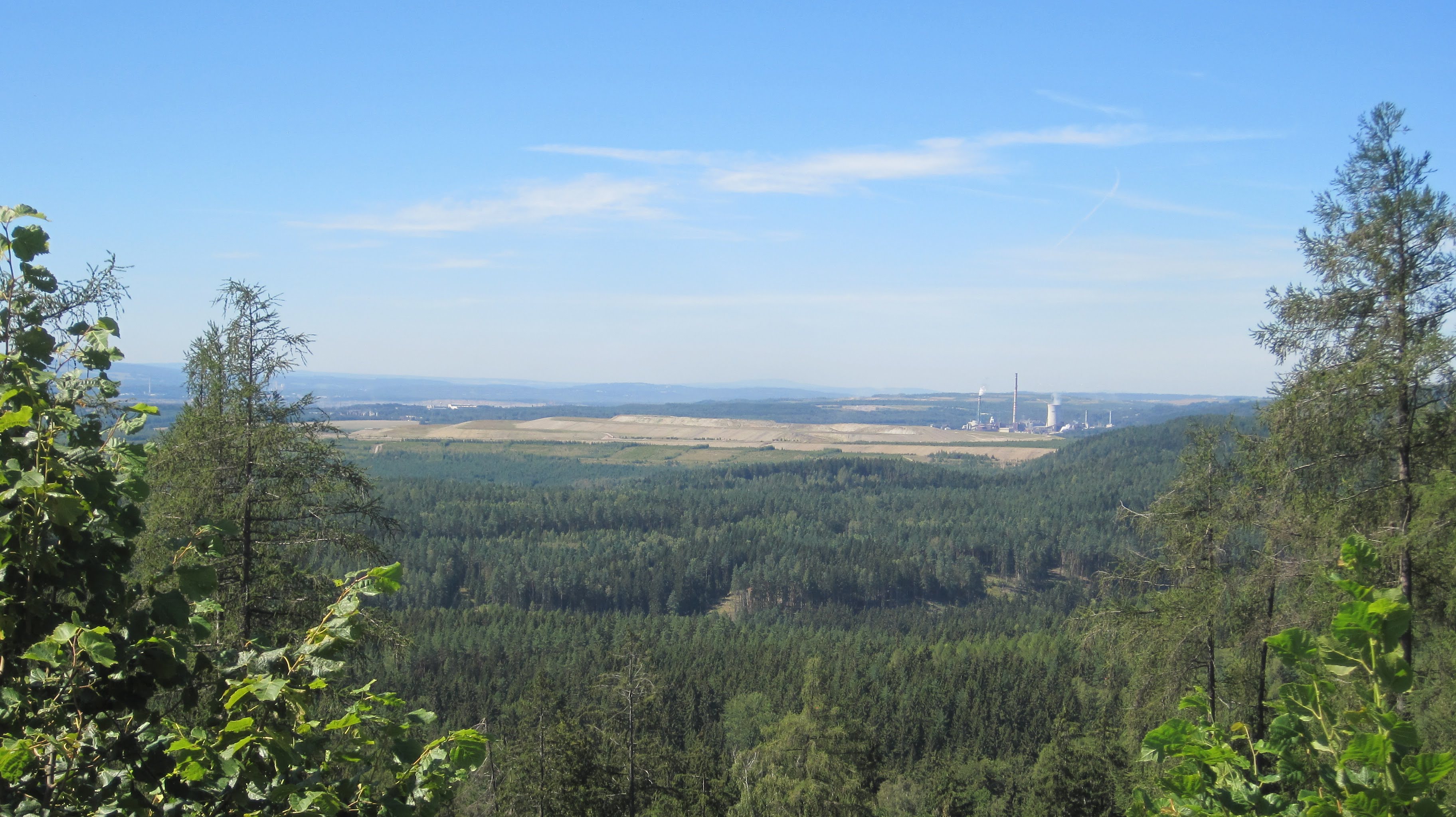 Blick vom Steinberg nach Pechgrün