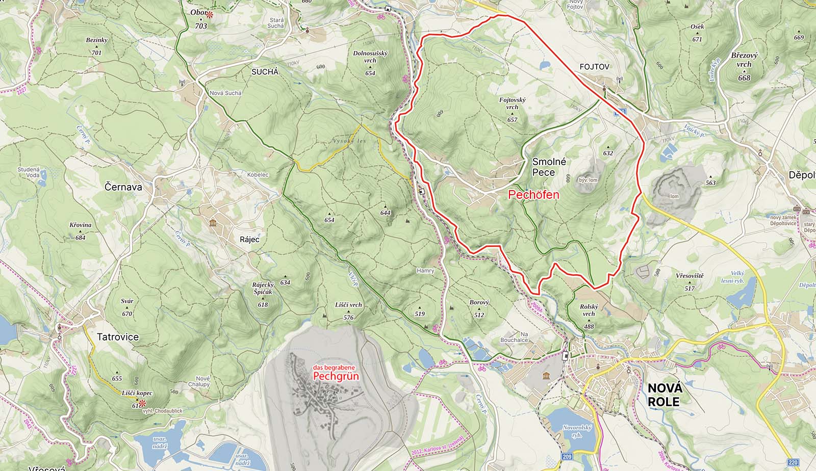 Pechöfen - Gemeindegebiet