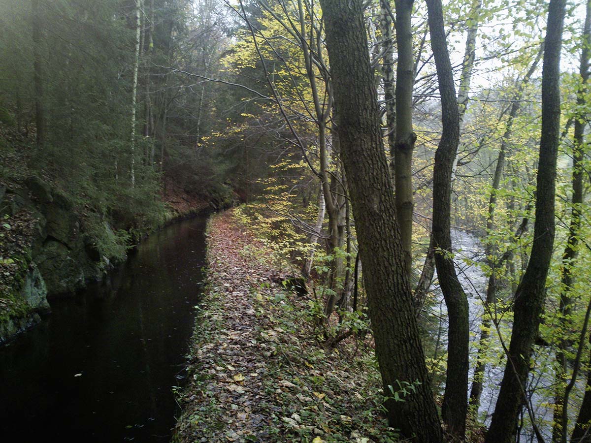 Mühlgraben der Rolava in Pechöfen