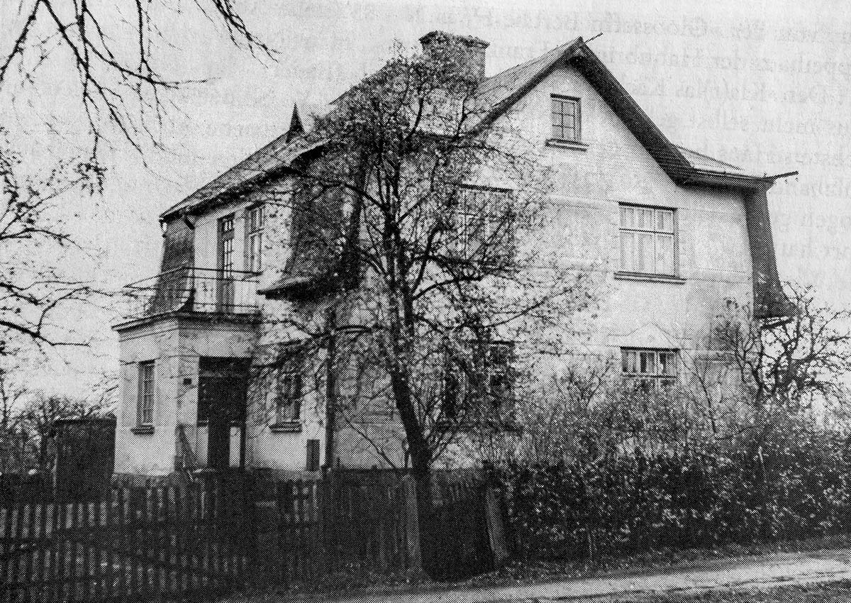 Haus Nr. 103 der Familie Siegert erbaut in den 30er Jahren.