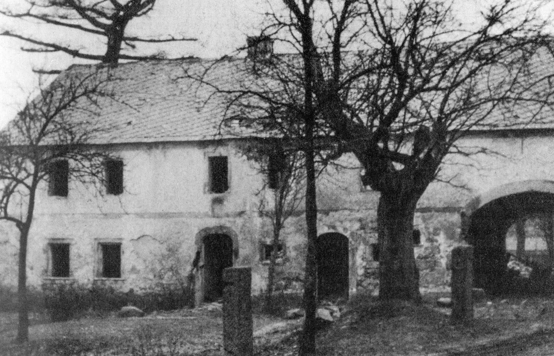 Hausruine des Hofes der Fam. Haberditzl (Haus Nr. 7)