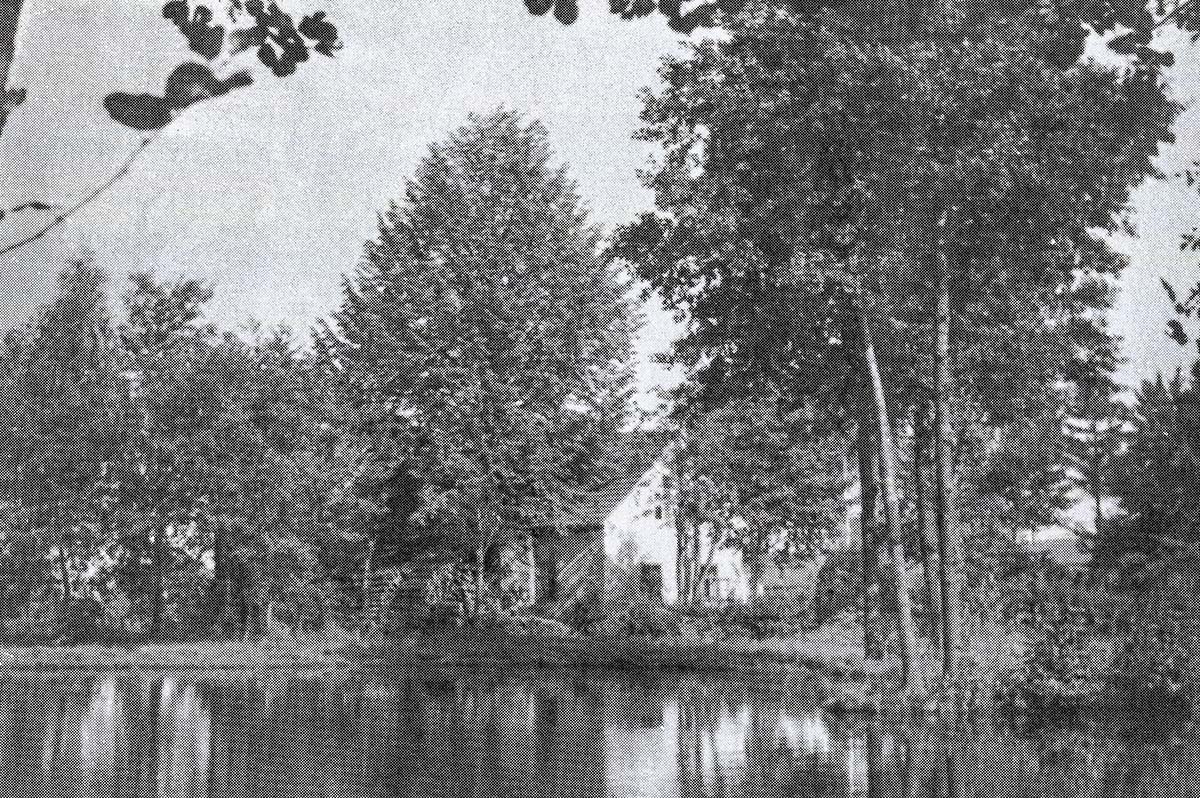 Am Hechtenteich gelegenes Haus Nr.50 der Fam. Karl Krieglstein